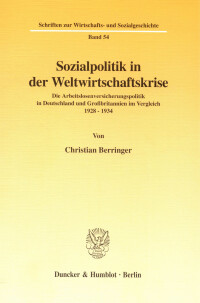 Sozialpolitik in der Weltwirtschaftskrise