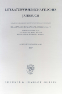 Literaturwissenschaftliches Jahrbuch