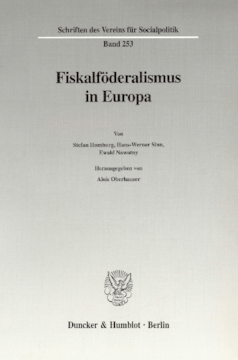 Fiskalföderalismus in Europa