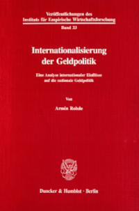 Internationalisierung der Geldpolitik