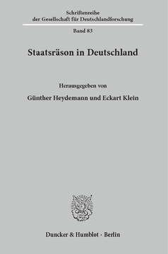 Staatsräson in Deutschland Staatsräson in Deutschland