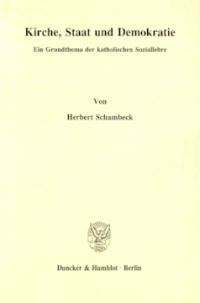 Kirche, Staat und Demokratie