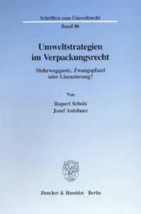 Umweltstrategien im Verpackungsrecht