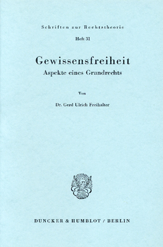 Gewissensfreiheit Gewissensfreiheit