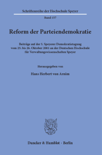 Reform der Parteiendemokratie
