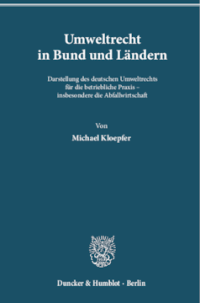 Umweltrecht in Bund und Ländern