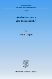 Auslandseinsatz der Bundeswehr