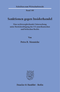 Sanktionen gegen Insiderhandel