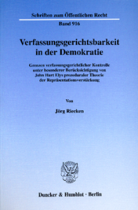 Verfassungsgerichtsbarkeit in der Demokratie