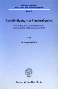Rechtfertigung von Sonderabgaben