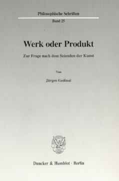 Werk oder Produkt