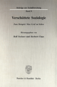 Verschüttete Soziologie
