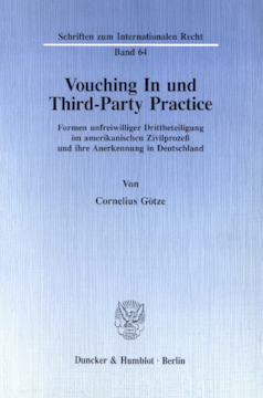 Vouching In und Third-Party Practice