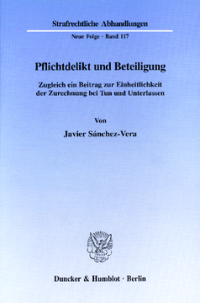 Pflichtdelikt und Beteiligung