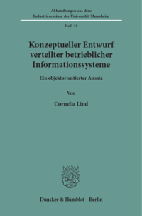 Konzeptueller Entwurf verteilter betrieblicher Informationssysteme