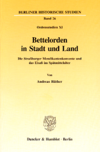 Bettelorden in Stadt und Land