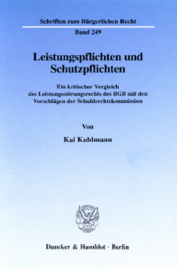 Leistungspflichten und Schutzpflichten