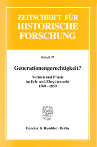 Generationengerechtigkeit?