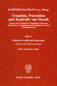 Ursachen, Prävention und Kontrolle von Gewalt