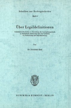 Über Legaldefinitionen Über Legaldefinitionen