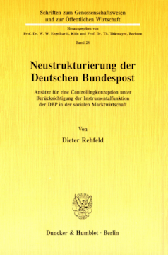 Neustrukturierung der Deutschen Bundespost