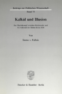 Kalkül und Illusion