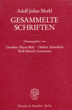 Gesammelte Schriften Gesammelte Schriften
