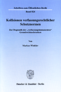 Kollisionen verfassungsrechtlicher Schutznormen