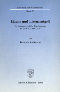 Lizenz und Lizenzentgelt