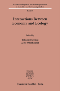 Interactions Between Economy and Ecology