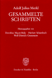 Gesammelte Schriften