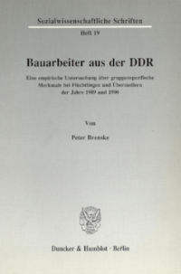 Bauarbeiter aus der DDR
