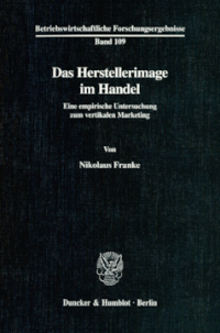 Das Herstellerimage im Handel
