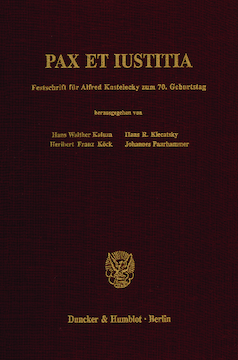 Pax et Iustitia Pax et Iustitia