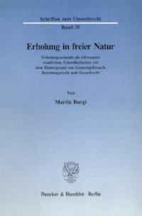 Erholung in freier Natur