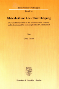 Gleichheit und Gleichberechtigung