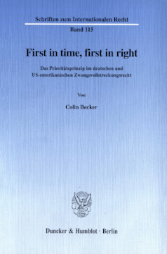 First in time, first in right First in time, first in right