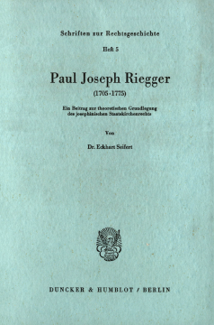 Paul Joseph Riegger (1705 - 1775)
