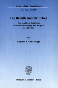 Die Beihilfe und ihr Erfolg