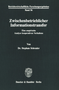 Zwischenbetrieblicher Informationstransfer