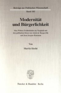 Modernität und Bürgerlichkeit