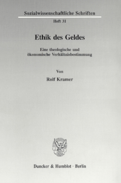 Ethik des Geldes Ethik des Geldes