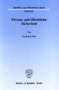 Private und öffentliche Sicherheit