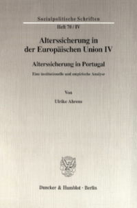 Alterssicherung in der Europäischen Union IV