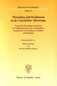 Menschen und Strukturen in der Geschichte Alteuropas