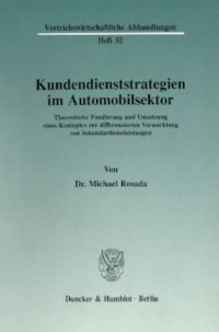 Kundendienststrategien im Automobilsektor