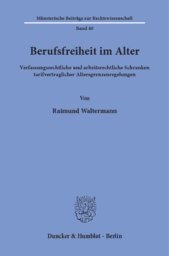 Berufsfreiheit im Alter Berufsfreiheit im Alter