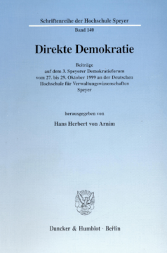 Direkte Demokratie Direkte Demokratie