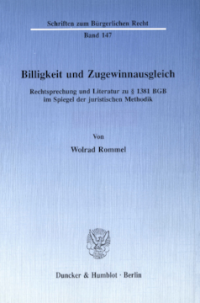 Billigkeit und Zugewinnausgleich