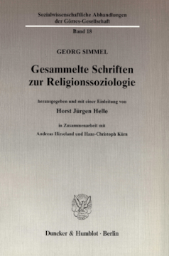 Gesammelte Schriften zur Religionssoziologie